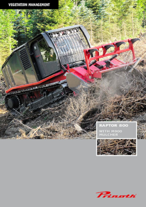 Compact Utility Tractors Prinoth Raptor 800