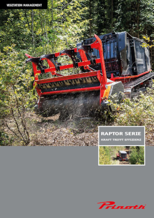 Belediye traktörleri Prinoth RT 400