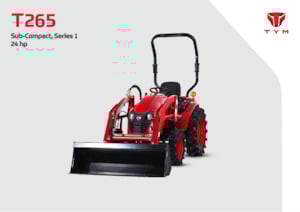 Belediye traktörleri TYM T265