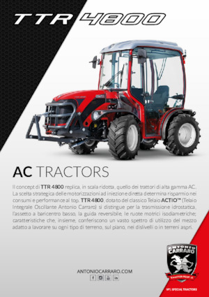Compact Utility Tractors Carraro TTR 4800 HST