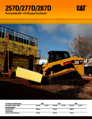 Skid Steer Loaders Caterpillar 257D