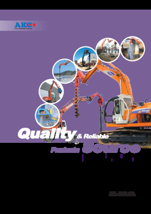 Compactors for Hydraulic excavators All-Kor AKT 300