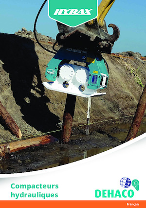 Compactors for Hydraulic excavators Dehaco HYRAX 125