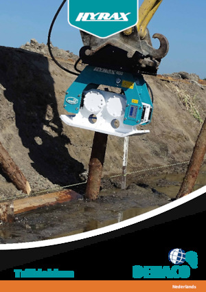 Compactors for Hydraulic excavators Dehaco HYRAX 125