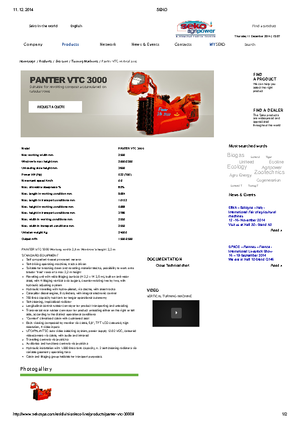 Kompost turners Seko Panter VTC 3000