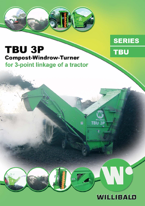 Compost Turners Willibald TBU 3 P