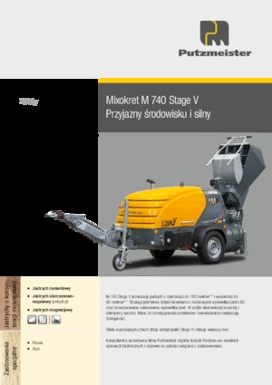 Compressed Air Conveyors Putzmeister M 740 DH