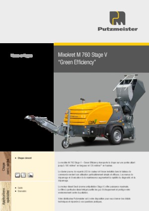 Compressed Air Conveyors Putzmeister M 760 DHB