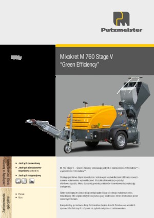 Compressed Air Conveyors Putzmeister M 760 DHB