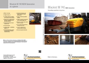 Compressed Air Conveyors Putzmeister M 740 D