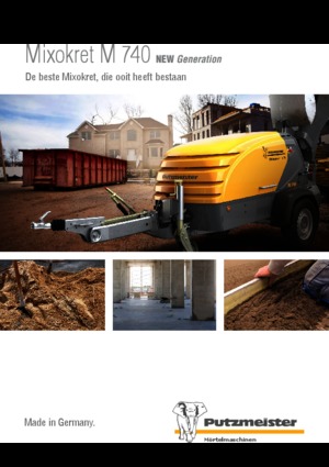 Compressed Air Conveyors Putzmeister M 740 D