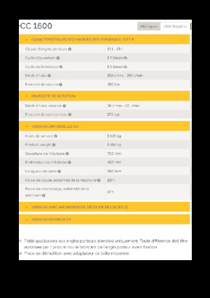Concrete Crushers Epiroc CC 1600 U