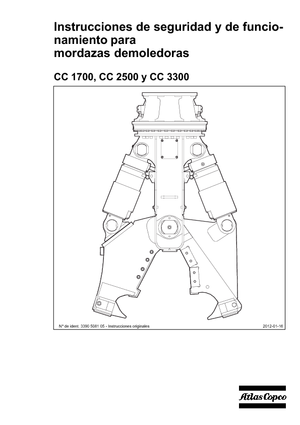 Beton kırıcılar Atlas Copco CC 2500S