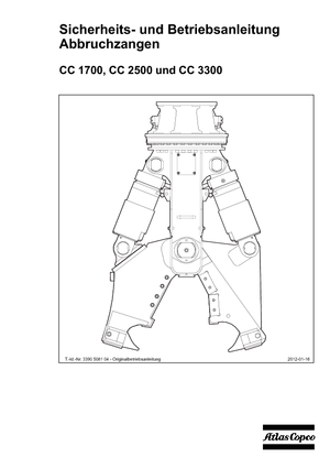 Concrete Crushers Atlas Copco CC 2500S