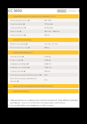 Concrete Crushers Epiroc CC 5000 U