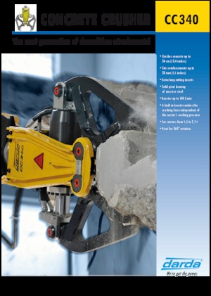 Concrete Crushers Darda CC340