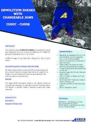 Beton kırıcılar Arden CU007