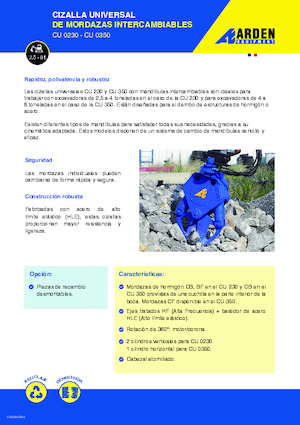 Concrete Crushers Arden CU350