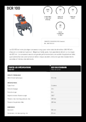 Beton kırıcılar Husqvarna DCR 100