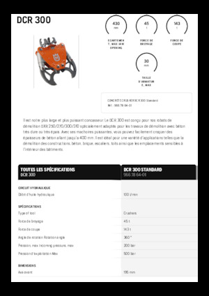 Concrete Crushers Husqvarna DCR 300