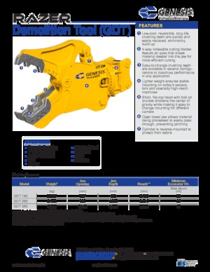 Concrete Crushers Genesis GDT 190 
