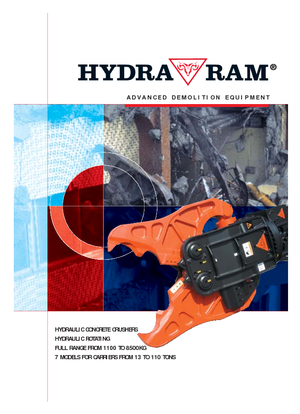 Concrete Crushers Hydra Ram HCC 3600 V