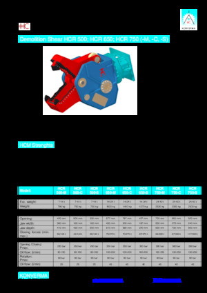 Multi-processors Konverma HCR 750 M 