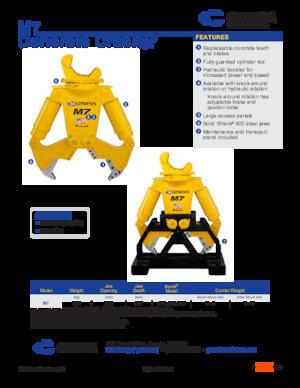 Concrete Crushers Genesis M7