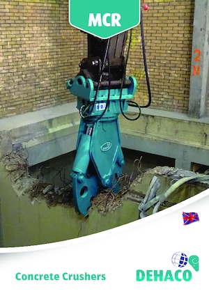Concrete Crushers Dehaco MCR 350