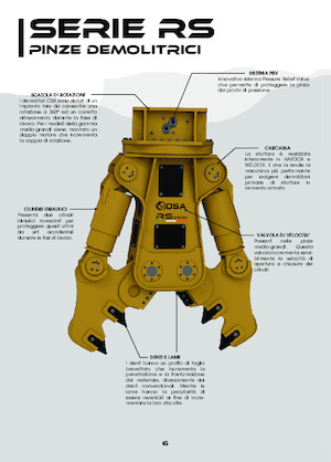 Concrete Crushers OSA Demolition Equipment RS 200 