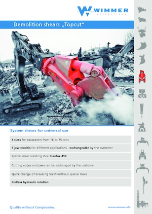 Beton kırıcılar WIMMER TC 1100 U