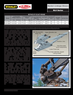 Concrete Cutters LaBounty BLS 2000