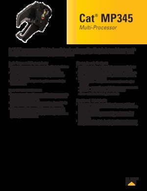 Multi-processors Caterpillar MP345CC