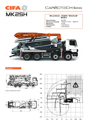 Truck Mixer Pumps CIFA MK25H