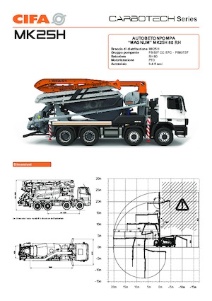 Truck Mixer Pumps CIFA MK25H