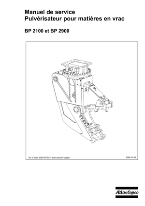 Concrete Pulverizers Atlas Copco BP 2100