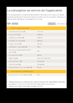 Concrete Pulverizers Epiroc BP 4050