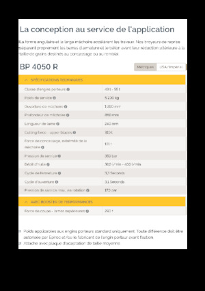 Concrete Pulverizers Epiroc BP 4050 R