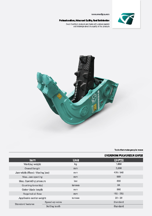 Concrete Pulverizers Everdigm EHP22 