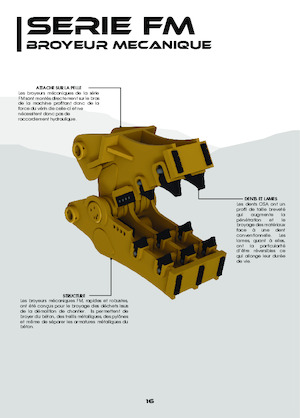 Beton pülverizatörleri OSA Demolition Equipment FM 55