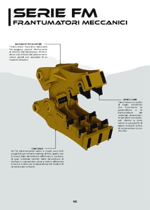 Beton pülverizatörleri OSA Demolition Equipment FM 55