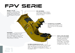 Concrete Pulverizers OSA Demolition Equipment FPV 45 