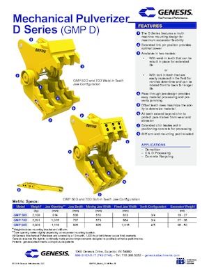 Multi-processors Genesis GMP 50D