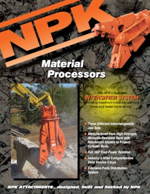 Steel scrap cutters NPK M-35G