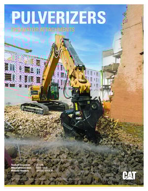 Beton pülverizatörleri Caterpillar P345