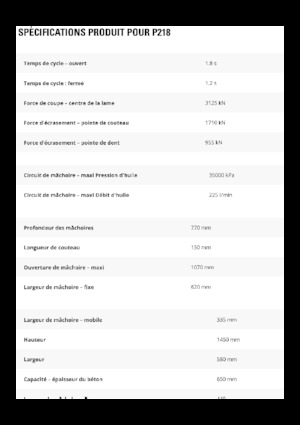 Concrete Pulverizers Caterpillar P218