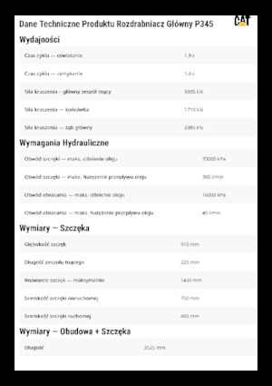 Concrete Pulverizers Caterpillar P345