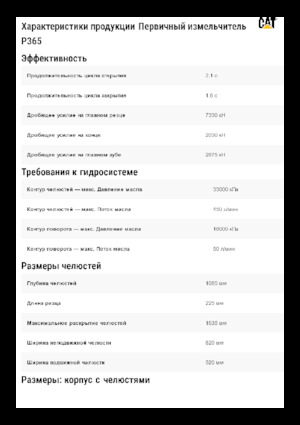 Concrete Pulverizers Caterpillar P365