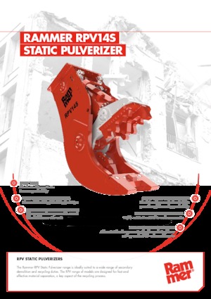 Concrete Pulverizers Rammer RPV14S