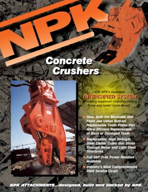 Beton pülverizatörleri NPK U-45JR